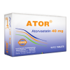 Ator 40 mg ( Atorvastatin ) 10 film-coated tablets